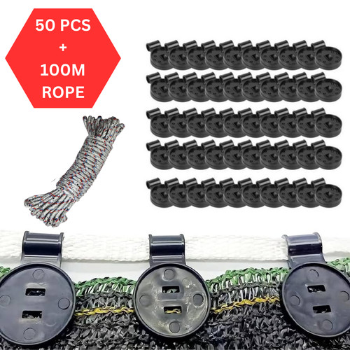 50pcs clip plastica per - 50pcs,