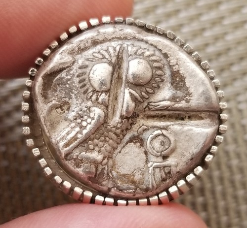 Anello gufo della dea - dea, atena