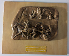 Leonardo Lucchi scultura  terracotta  del 1979 creata per Soc. Cesenate trotto