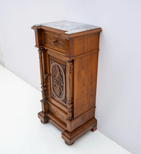 Comodino legno noce - legno,