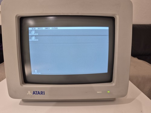Monitor atari sm124 - atari,