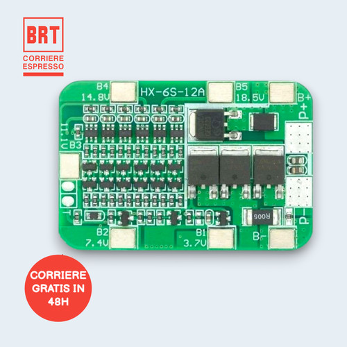 Bms circuito controllo - 6s,