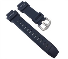 Cinturino Casio 18Mm In Resina Blu Scuro Per Prg-550-2 Prg-550 Prg-260