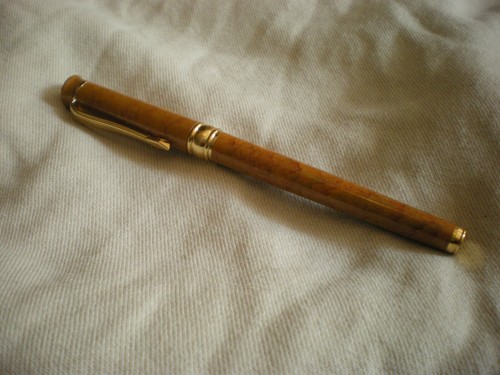 Pluma estilografica con - pluma, un