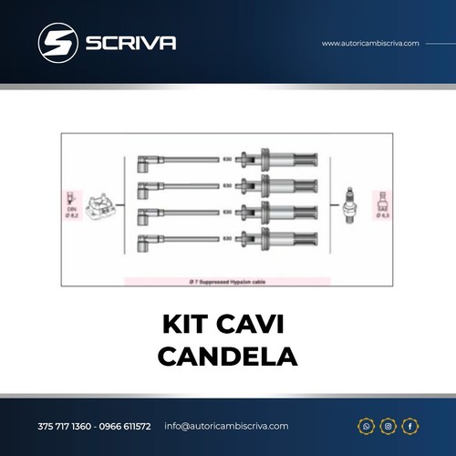 Kit cavi candela fiat - cavi,