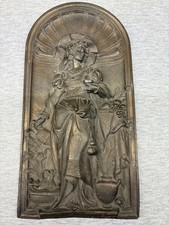 Antica targa da parete in