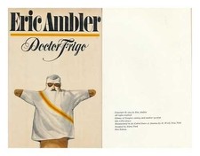DOCTOR FRIGO By Eric Ambler -