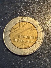 Moneta 500 lire San Marino