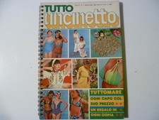 TUTTO UNCINETTO N° 7 LUGLIO 1976 ABITI COSTUMI MARE TUTTO MARE CENTRI 80 PAGINE