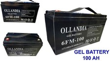 Batteria gel 12v - gel, 100ah
