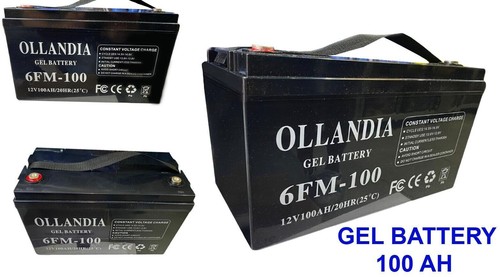 Batteria gel 12v 100ah per - gel, kit