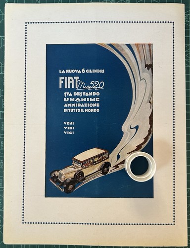 Rara pubblicità fiat 520 - rara,