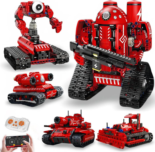 Robot con 495 pezzi - 5-in-1,
