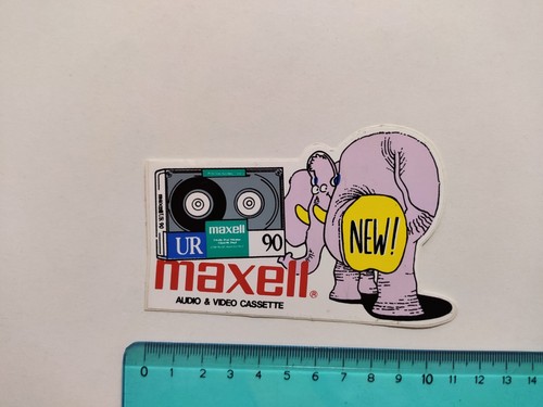 Adesivo maxell audio video - adesivo,