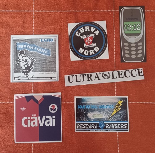 Lotto adesivi ultras misti - lotto,