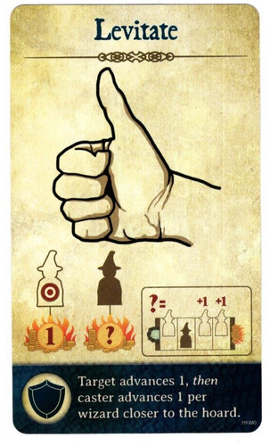 Rock paper wizard levitate - paper,
