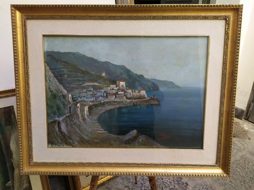 Quadro dipinto mano olio - quadro, su