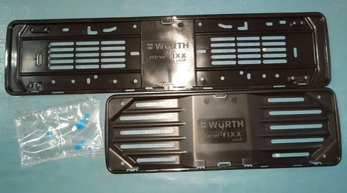 Kit portatarga plastica - kit,