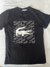 Lacoste T Shirt Cotton Black