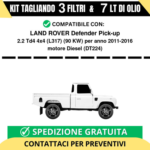 Tagliando per land rover - tagliando,