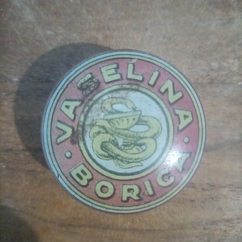 Scatola latta vaselina - latta,
