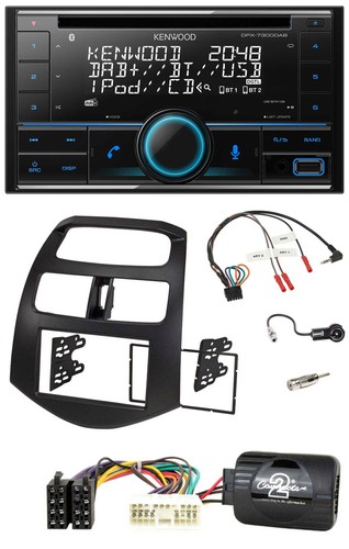 Kenwood 2din dab usb - cd,