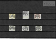 1946 Città del Vaticano serie di 6 Francobolli "SEGNATASSE SOPRASTAMPATI" con...