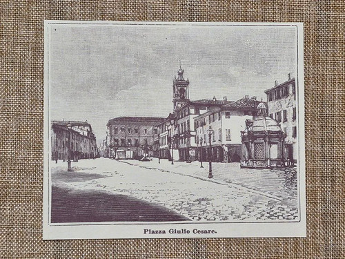 Rimini nell 800 piazza giulio - nell'800,