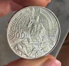 500 LIRE 1992 PIERO DELLA