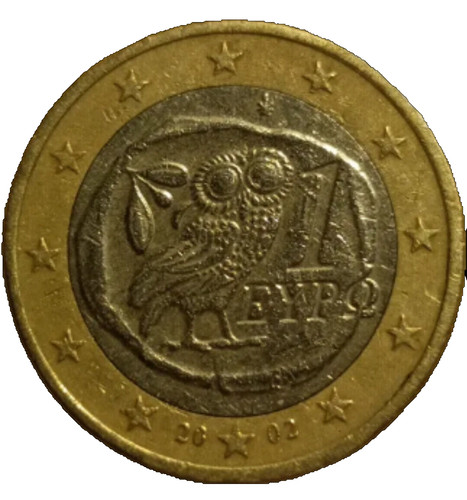 Euro grecia 2002 civetta - euro,