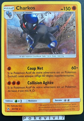 Carte pokemon charkos - carte,