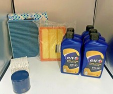 KIT TAGLIANDO 3 FILTRI ORIGINALE RENAULT MEGANE IV 1.5DCI 5 LT ELF 5W30 DAL 2015
