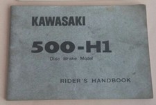 Kawasaki 500 owner - 500-h1,, owner's