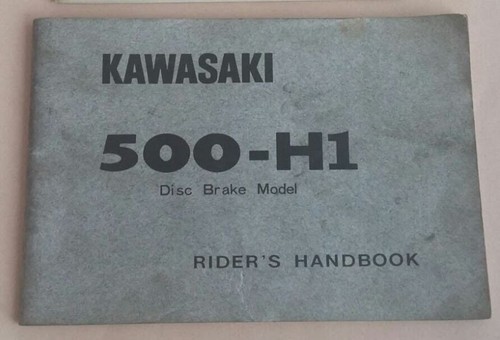 Kawasaki 500 owner s - kawasaki, owner's