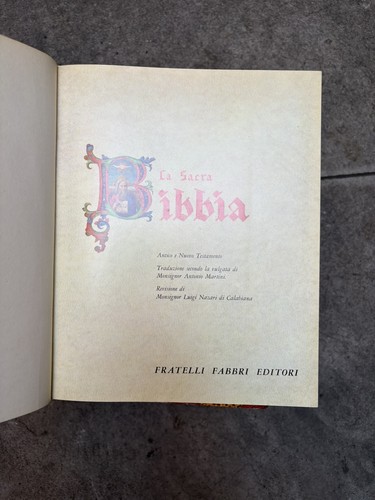Sacra bibbia fabbri - la,