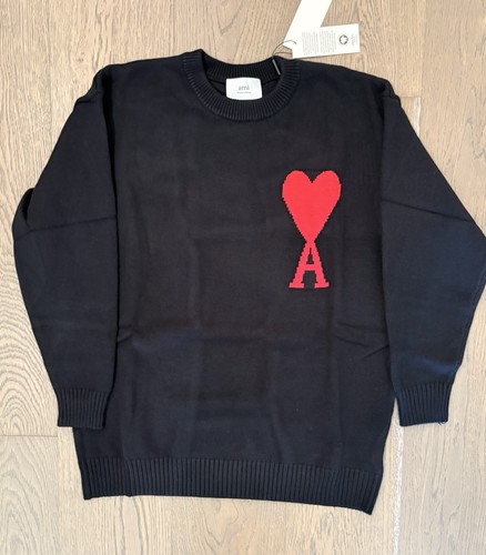 Maglione ami paris - nero, taglia