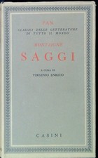 SAGGI MONTAIGNE MICHEL DE
