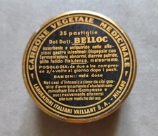 CARBONE VEGETALE MEDICINALE VAILLANT MILANO DOTT. BELLOC - SCATOLINA LATTA