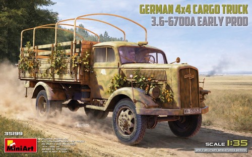 Miniart 35199 camion carico - miniart, da