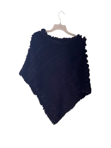 Poncho assimetrico jayley nero - jayley,