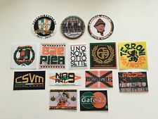 VENEZIA MESTRE 14 ADESIVI ULTRAS CURVA SUD BAE PIER 1987 ULTRAS UNIONE GATE 22