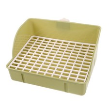  Lettiera rettangolare per conigli: piccola lettiera per animali domestici con