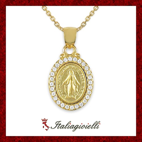 Collana medaglia madonna - collana,