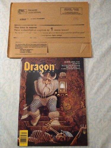 Vintage dragon magazine 131 - dragon, #131