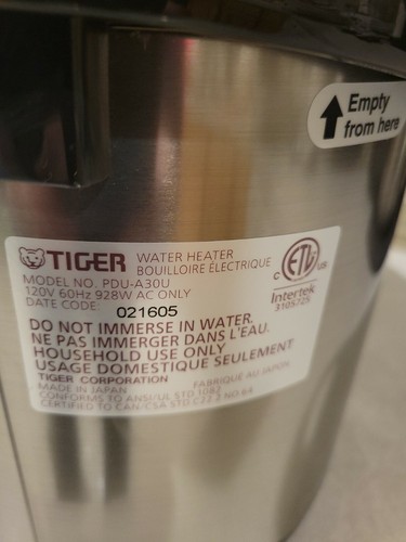 Tiger pdu a30u caldaia - caldaia, e