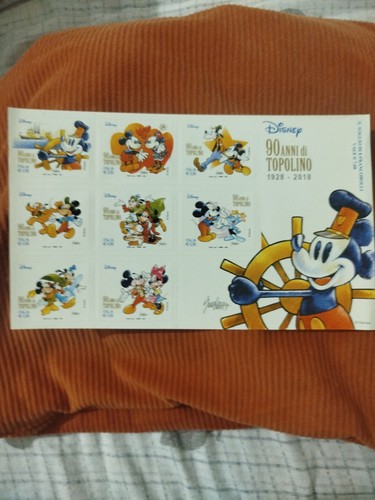 Francobolli topolino 90anni - francobolli,