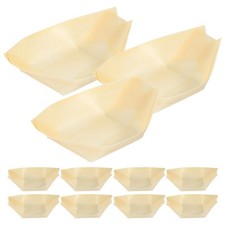  50 Pcs Contenitori Merenda Contenitore Legna Ciotole Per Snack Feste
