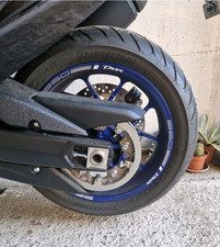 Set adesivi cerchi ruote TMAX 560 T MAX Yamaha stickers decals scooter racing