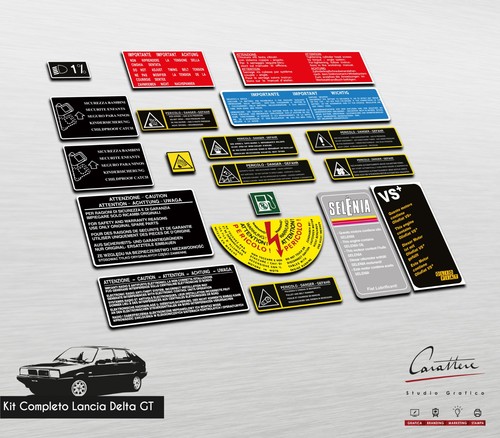 Kit adesivi lancia delta - lancia,