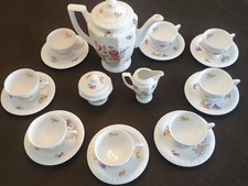 Juego de café Rosenthal Classic Rose Collection (Alemania) — Porcelana vintage